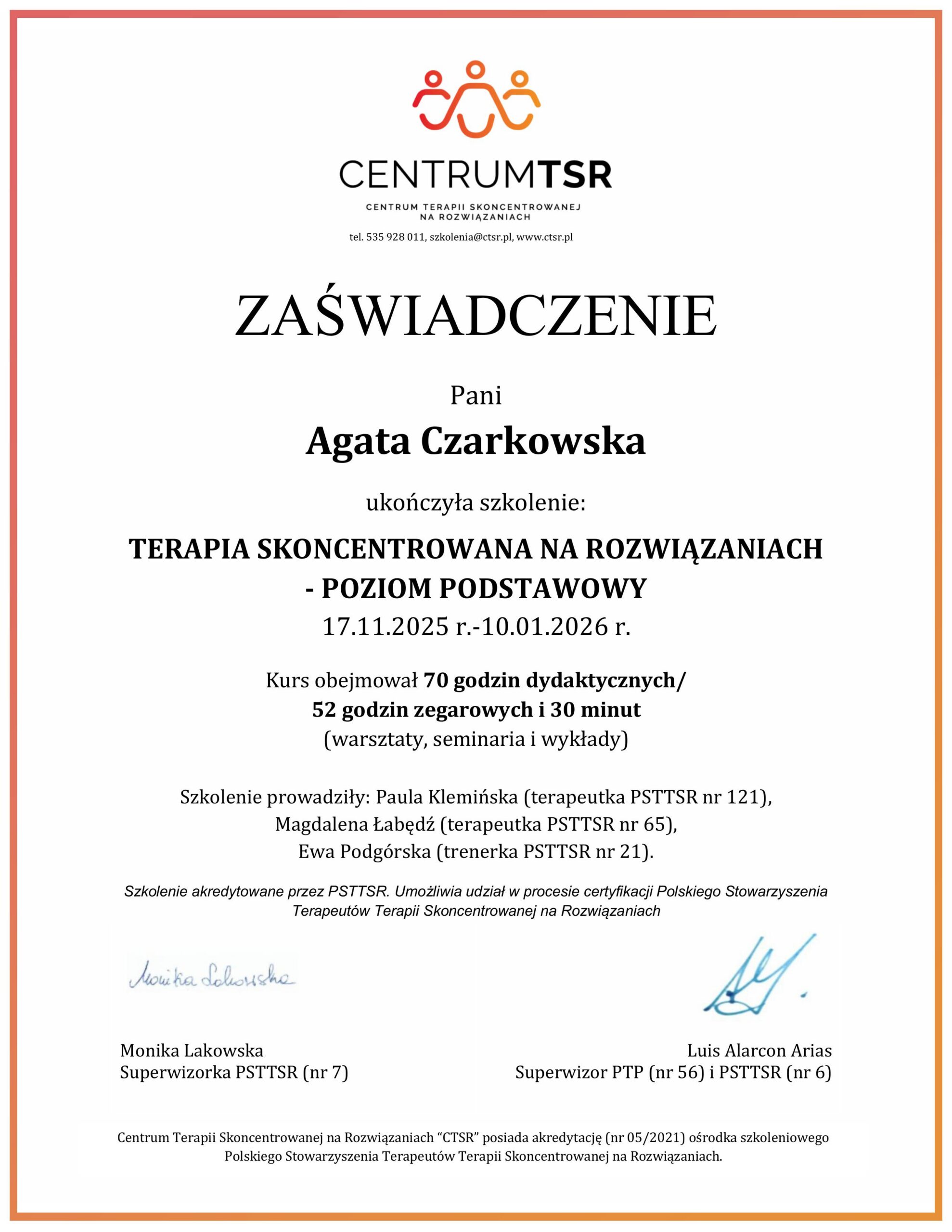 Certyfikat 1
