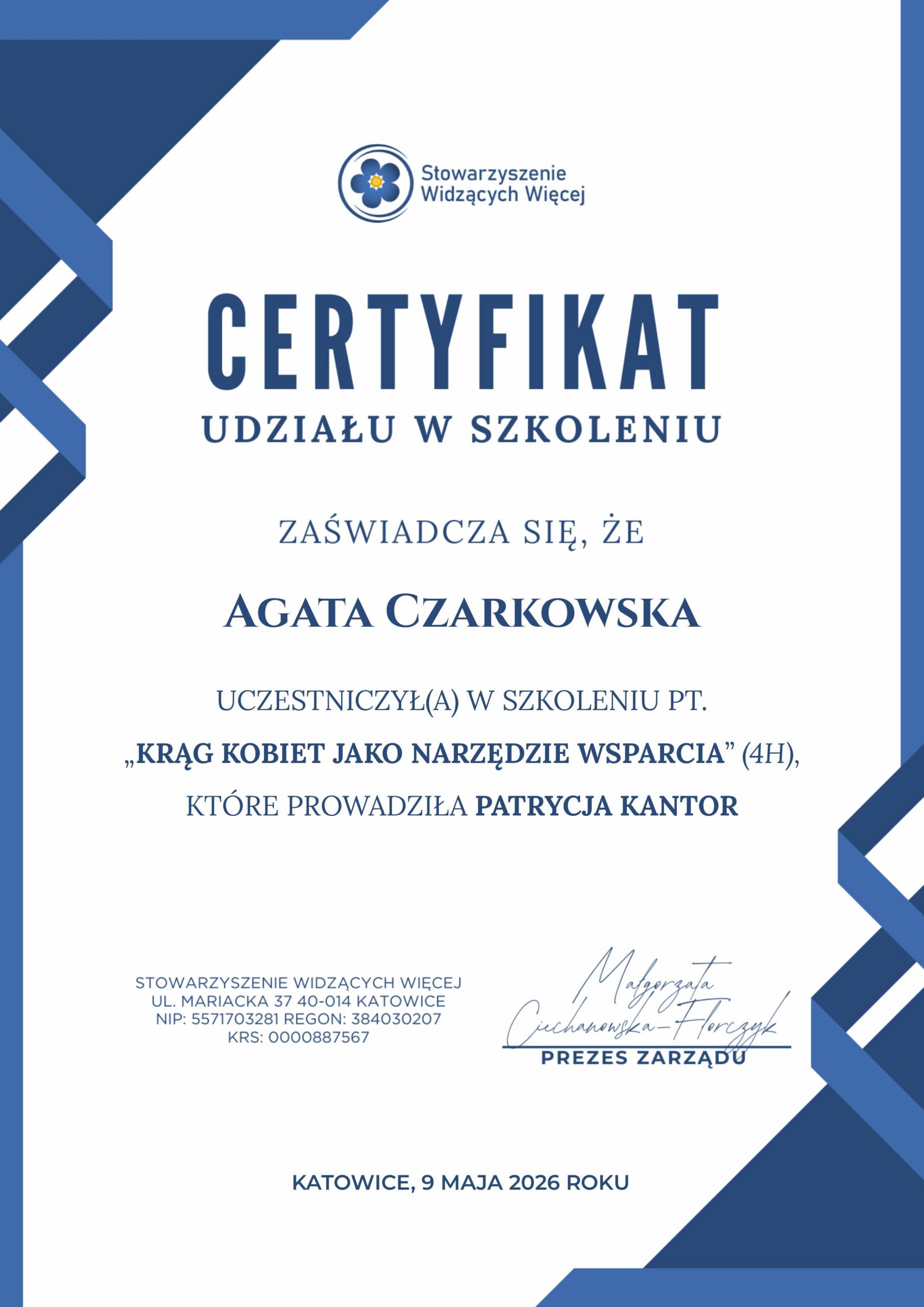 Certyfikat 3